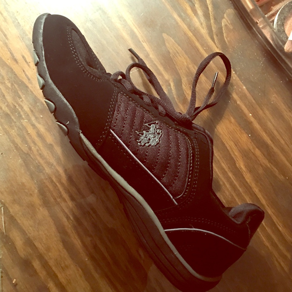 Polo Black Tennis Shoe